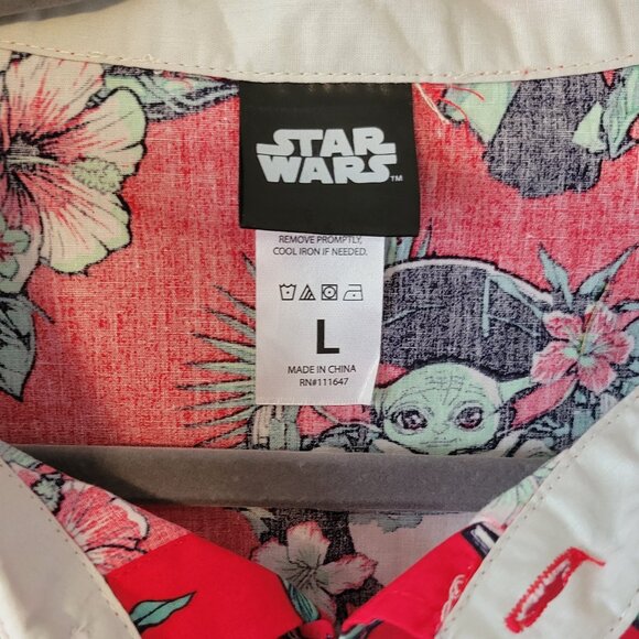 Grogu and Din Djarin Hawaiian Shirt for Adults – Star Wars: The Mandalorian - Picture 3 of 4